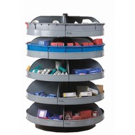 Revolving Storage Bins and Racks