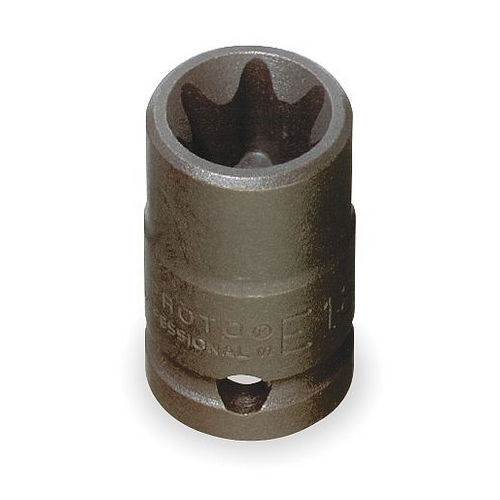 J7214TX PROTO Alloy Steel Impact Socket,3//8 In Dr,E14,Torx